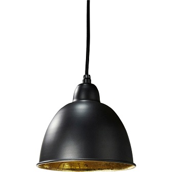 MAŁA LAMPA WISZĄCA CHICAGO 18 CM CZARNY/ZŁOTY